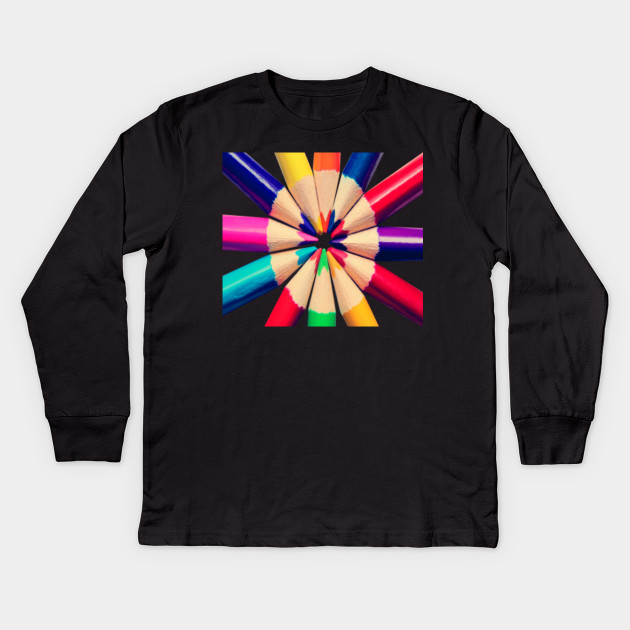 Colored Pencils T-Shirt - Pencils Shirt With Artist Crayons